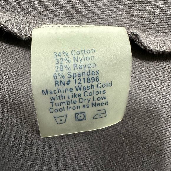 Title‎ Nine Sleeveless Ponte Knit Dress Womens Small Gray Racerback Pickleball - Picture 6 of 6